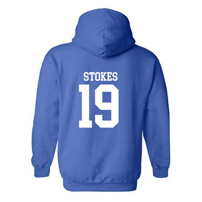 MTSU - NCAA Football : Kason Stokes - Replica Shersey Hooded Sweatshirt-1