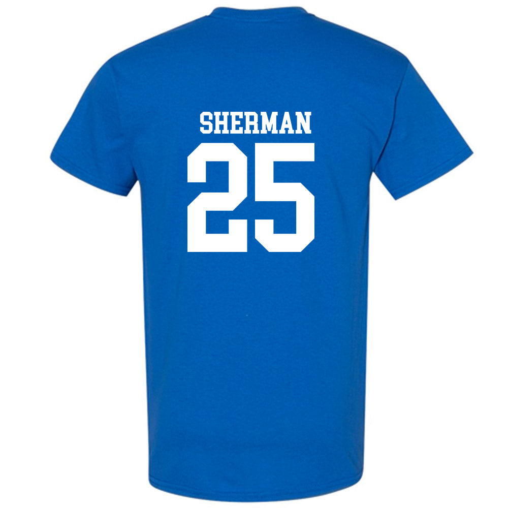 MTSU - NCAA Football : Ethan Sherman - Replica Shersey T-Shirt-1