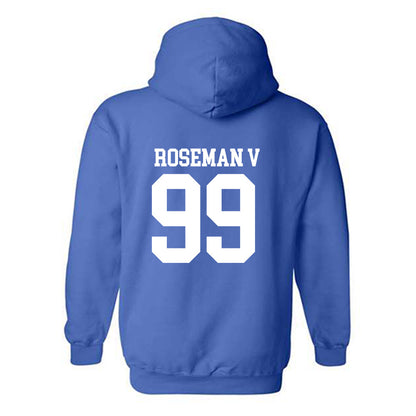 MTSU - NCAA Football : Archie Roseman V - Replica Shersey Hooded Sweatshirt-1