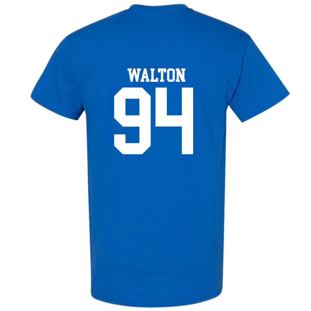 MTSU - NCAA Football : Jack Walton - Replica Shersey T-Shirt-1