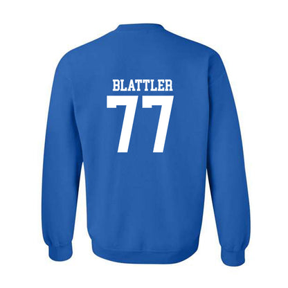 MTSU - NCAA Football : Diego Blattler - Replica Shersey Crewneck Sweatshirt-1