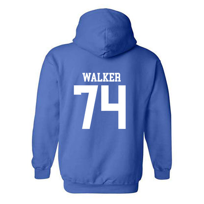 MTSU - NCAA Football : Ashley Walker - Replica Shersey Hooded Sweatshirt-1