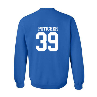 MTSU - NCAA Football : Evan Poticher - Replica Shersey Crewneck Sweatshirt-1