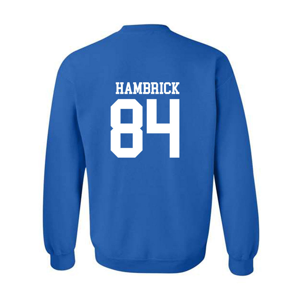 MTSU - NCAA Football : Jadin Hambrick - Replica Shersey Crewneck Sweatshirt-1