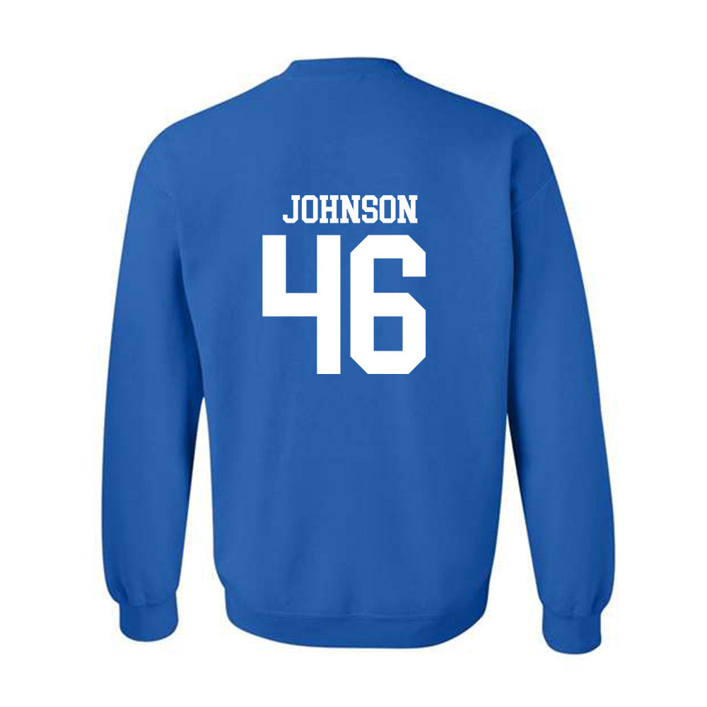 MTSU - NCAA Football : Reggie Johnson - Replica Shersey Crewneck Sweatshirt-1