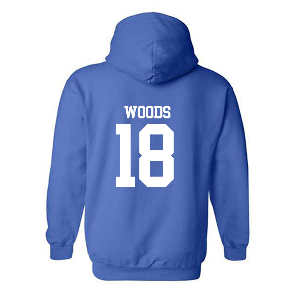 MTSU - NCAA Football : Kalen Woods - Replica Shersey Hooded Sweatshirt-1