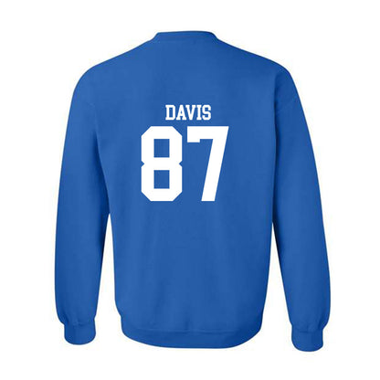 MTSU - NCAA Football : Chase Davis - Replica Shersey Crewneck Sweatshirt-1
