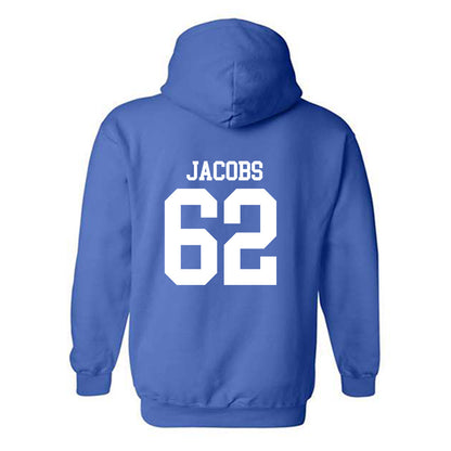 MTSU - NCAA Football : Tim Jacobs - Replica Shersey Hooded Sweatshirt-1