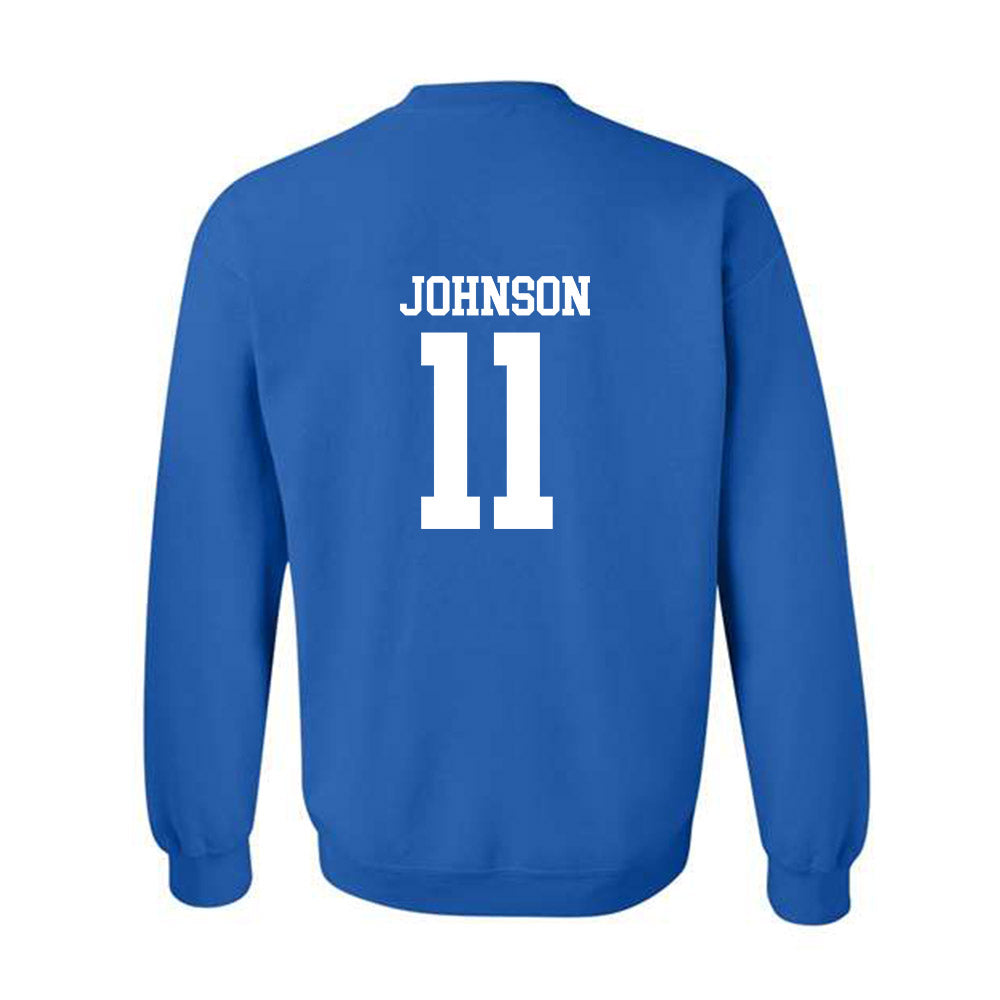 MTSU - NCAA Football : James Johnson - Replica Shersey Crewneck Sweatshirt-1