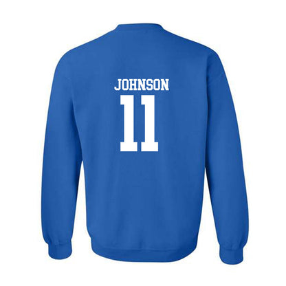 MTSU - NCAA Football : James Johnson - Replica Shersey Crewneck Sweatshirt-1
