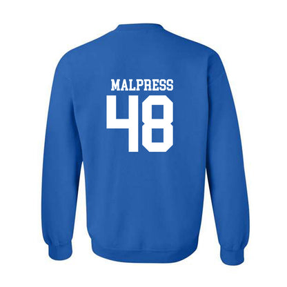 MTSU - NCAA Football : Darnell Malpress - Replica Shersey Crewneck Sweatshirt-1