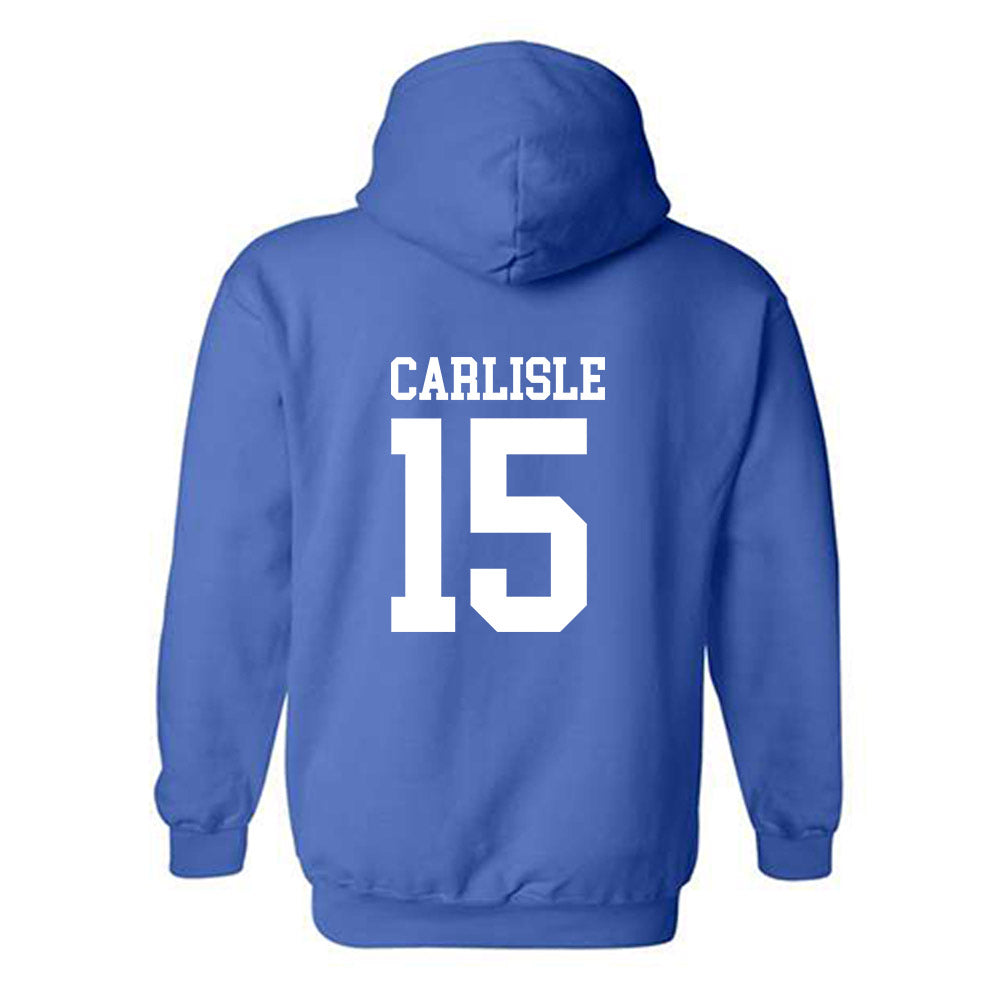 MTSU - NCAA Football : Devan Carlisle - Replica Shersey Hooded Sweatshirt-1