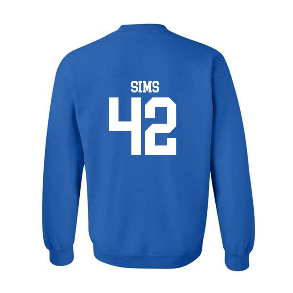 MTSU - NCAA Football : Lagarrius Sims - Replica Shersey Crewneck Sweatshirt-1