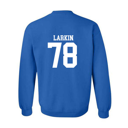 MTSU - NCAA Football : Kyle Larkin - Replica Shersey Crewneck Sweatshirt-1