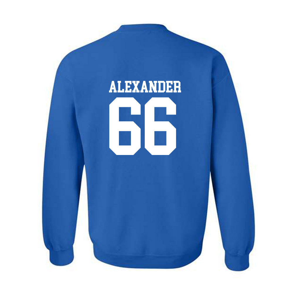 MTSU - NCAA Football : Aaren Alexander - Replica Shersey Crewneck Sweatshirt-1