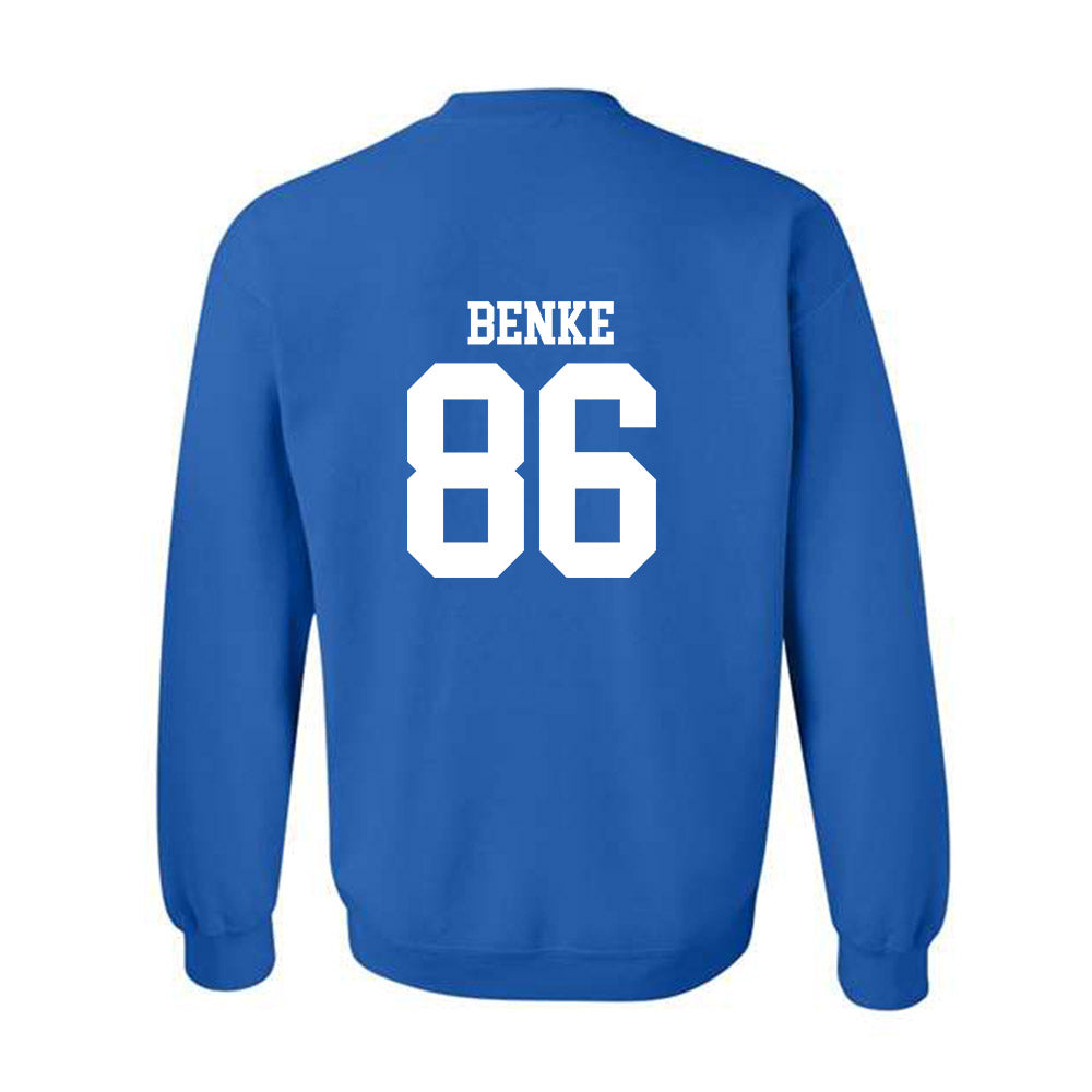 MTSU - NCAA Football : Brody Benke - Replica Shersey Crewneck Sweatshirt-1