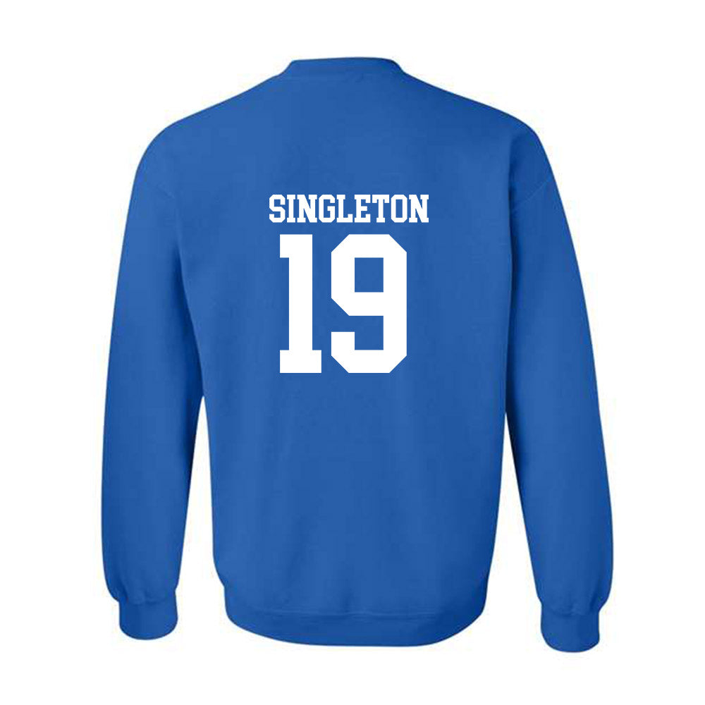 MTSU - NCAA Football : Aidan Singleton - Replica Shersey Crewneck Sweatshirt-1