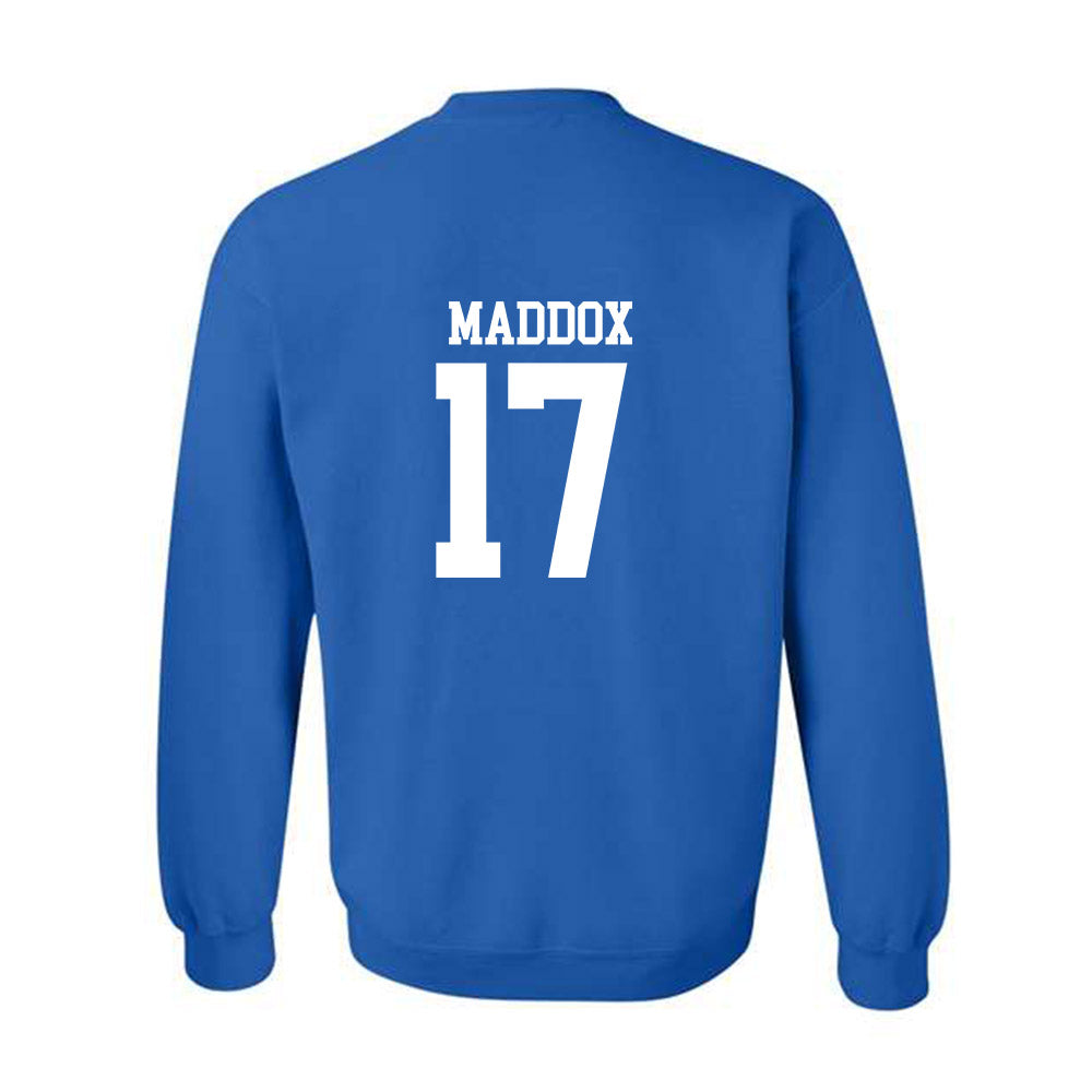 MTSU - NCAA Football : Bryson Maddox - Replica Shersey Crewneck Sweatshirt-1