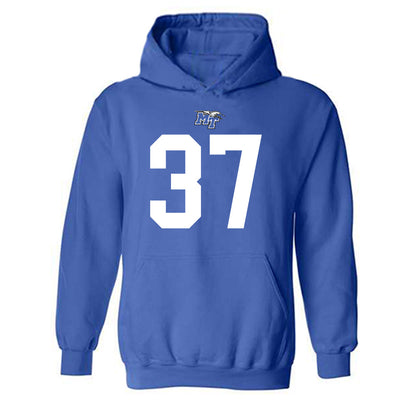 MTSU - NCAA Football : Justis Haggard - Replica Shersey Hooded Sweatshirt-0