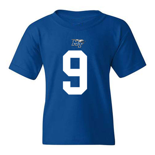 MTSU - NCAA Football : Terrence Brown - Replica Shersey Youth T-Shirt-0