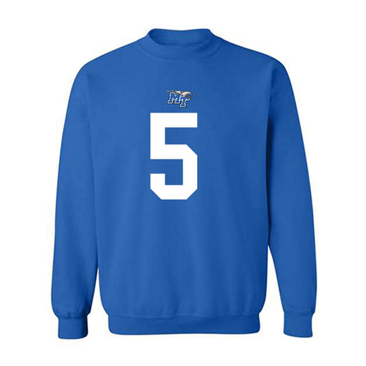 MTSU - NCAA Football : Dyson McCutcheon - Replica Shersey Crewneck Sweatshirt-0