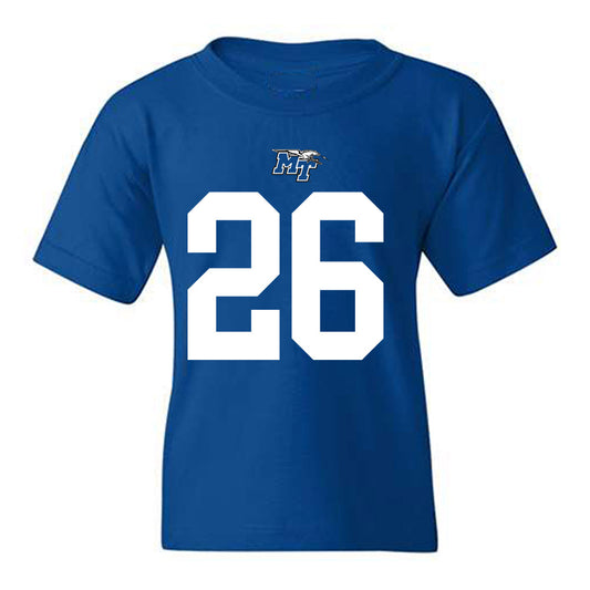 MTSU - NCAA Football : Korey Smith - Replica Shersey Youth T-Shirt-0