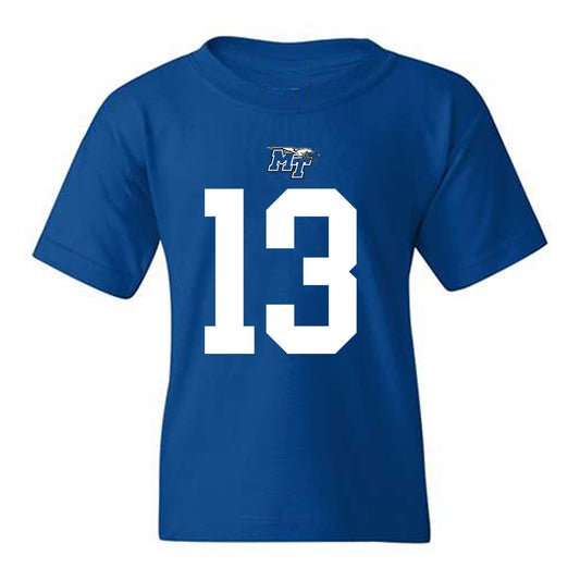 MTSU - NCAA Football : Ziyon Butler - Replica Shersey Youth T-Shirt-0