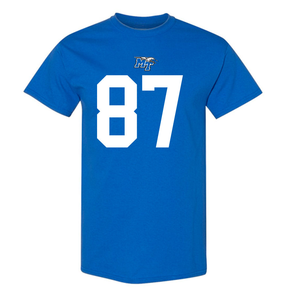 MTSU - NCAA Football : Chase Davis - Replica Shersey T-Shirt-0