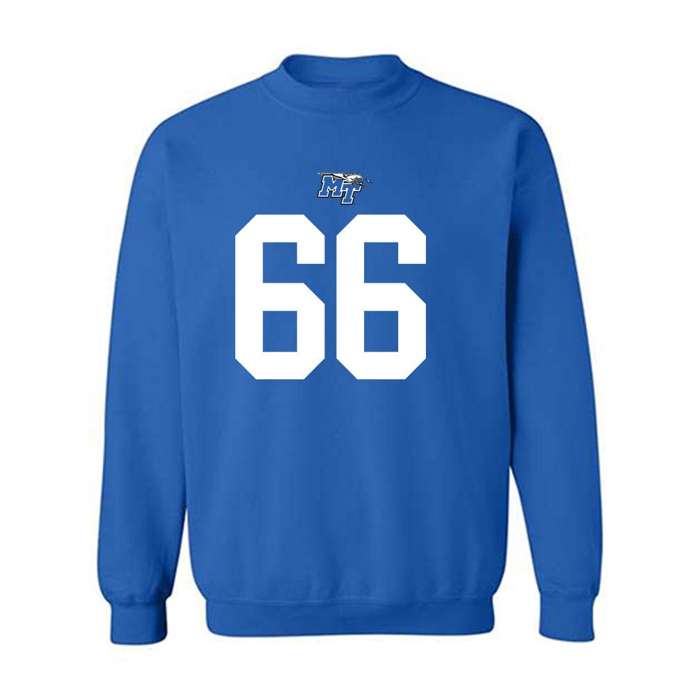 MTSU - NCAA Football : Aaren Alexander - Replica Shersey Crewneck Sweatshirt-0