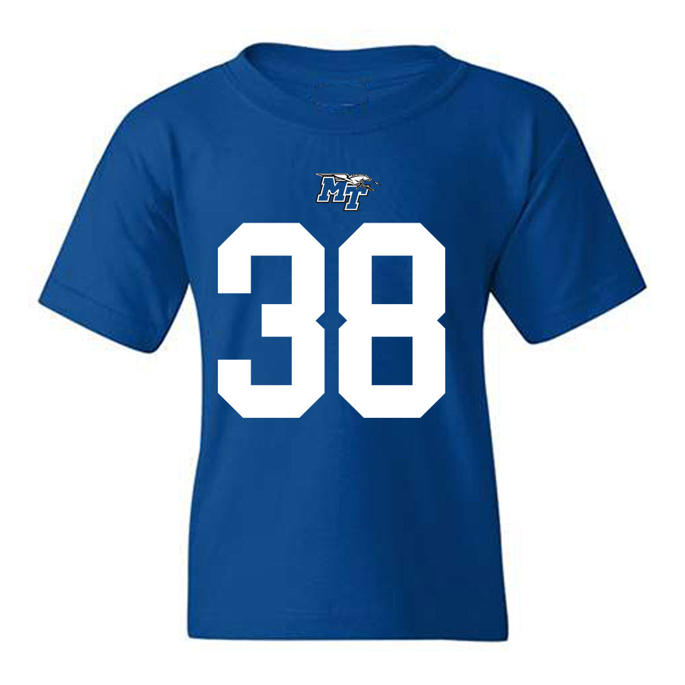 MTSU - NCAA Football : Locke Kennedy - Replica Shersey Youth T-Shirt-0