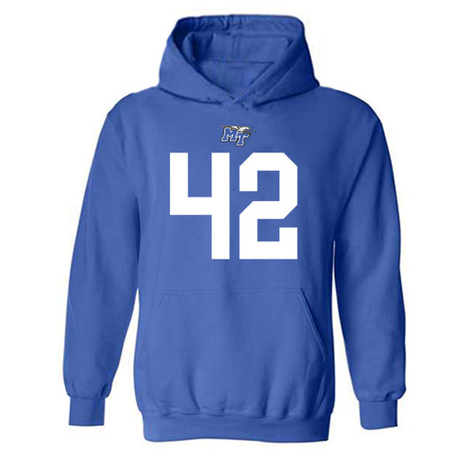 MTSU - NCAA Football : Lagarrius Sims - Replica Shersey Hooded Sweatshirt-0