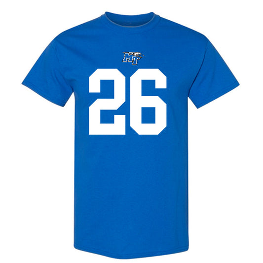 MTSU - NCAA Football : Korey Smith - Replica Shersey T-Shirt-0