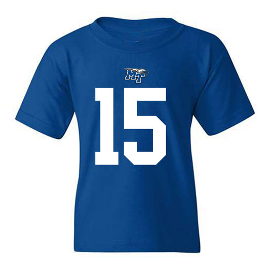 MTSU - NCAA Football : Devan Carlisle - Replica Shersey Youth T-Shirt-0