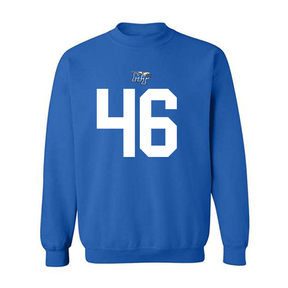MTSU - NCAA Football : Reggie Johnson - Replica Shersey Crewneck Sweatshirt-0