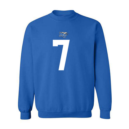 MTSU - NCAA Football : Hogan Wasson - Replica Shersey Crewneck Sweatshirt-0