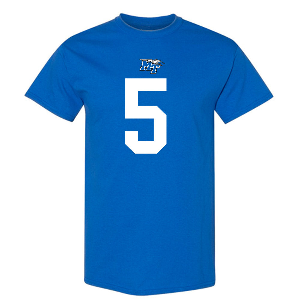 MTSU - NCAA Football : Dyson McCutcheon - Replica Shersey T-Shirt-0