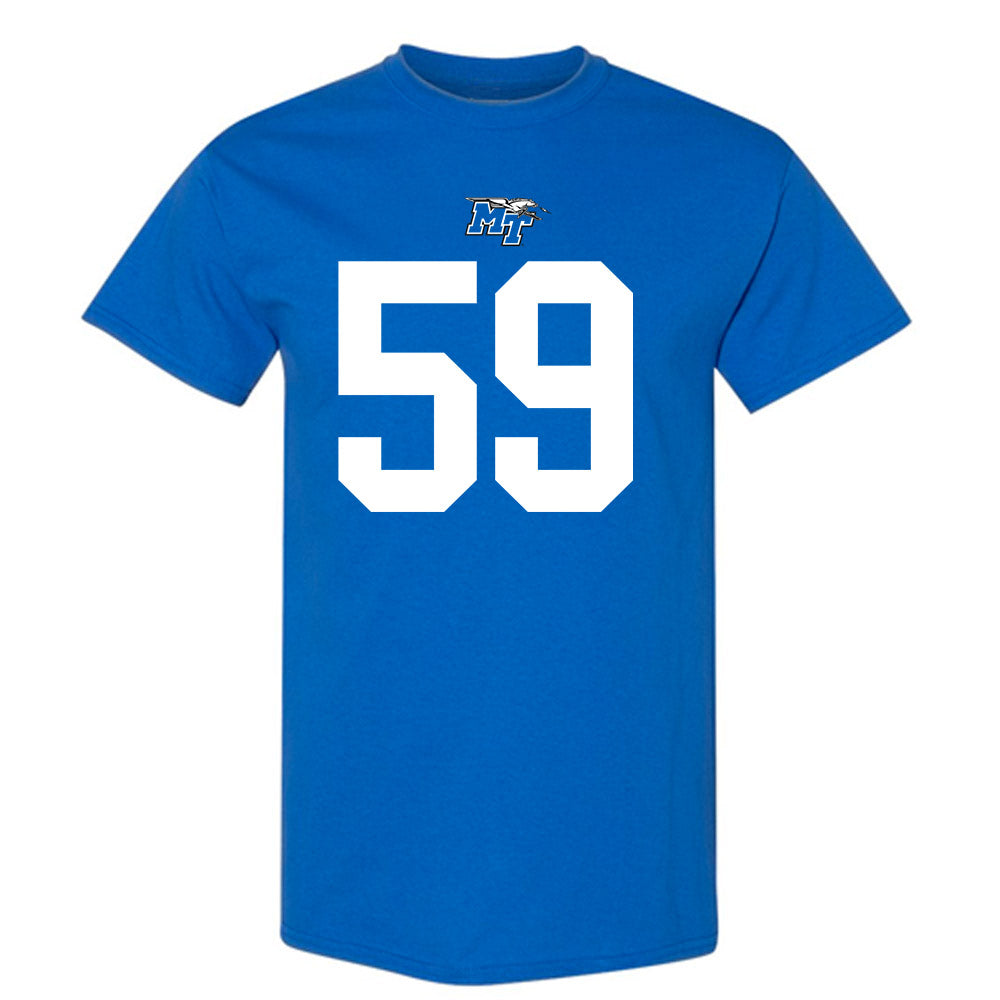 MTSU - NCAA Football : Henry Hamlin - Replica Shersey T-Shirt-0