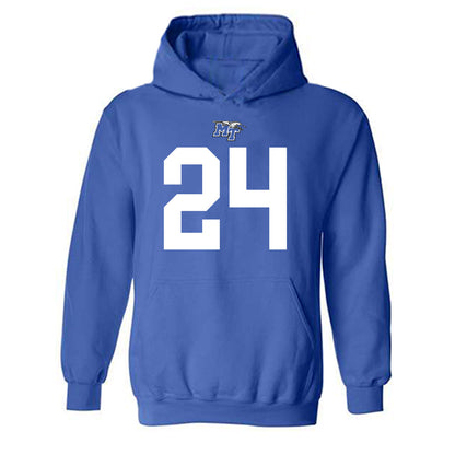 MTSU - NCAA Football : Camari Hall - Replica Shersey Hooded Sweatshirt-0