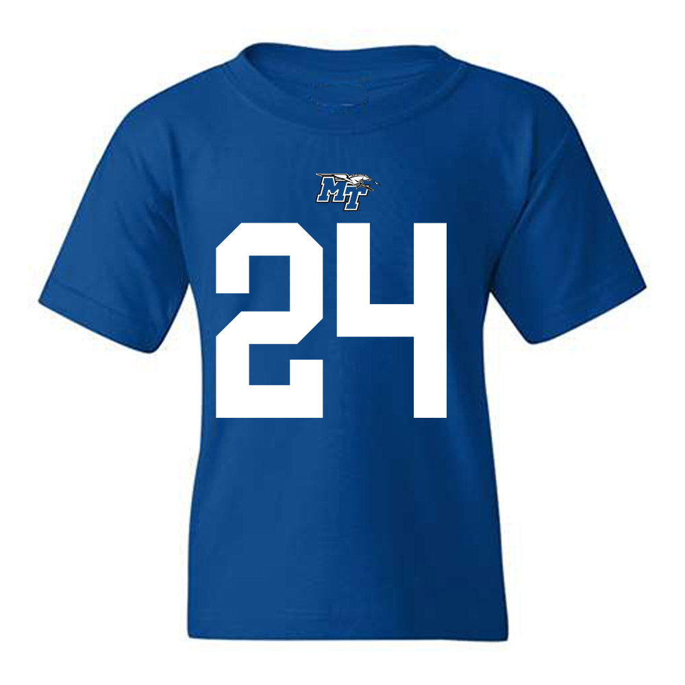 MTSU - NCAA Football : Camari Hall - Replica Shersey Youth T-Shirt-0