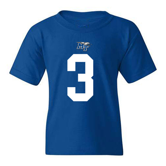MTSU - NCAA Football : Cam Lacy - Replica Shersey Youth T-Shirt-0