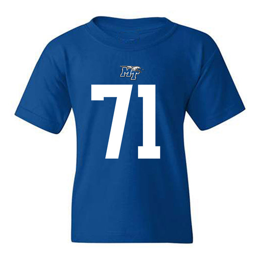 MTSU - NCAA Football : Quentin Butler - Replica Shersey Youth T-Shirt-0