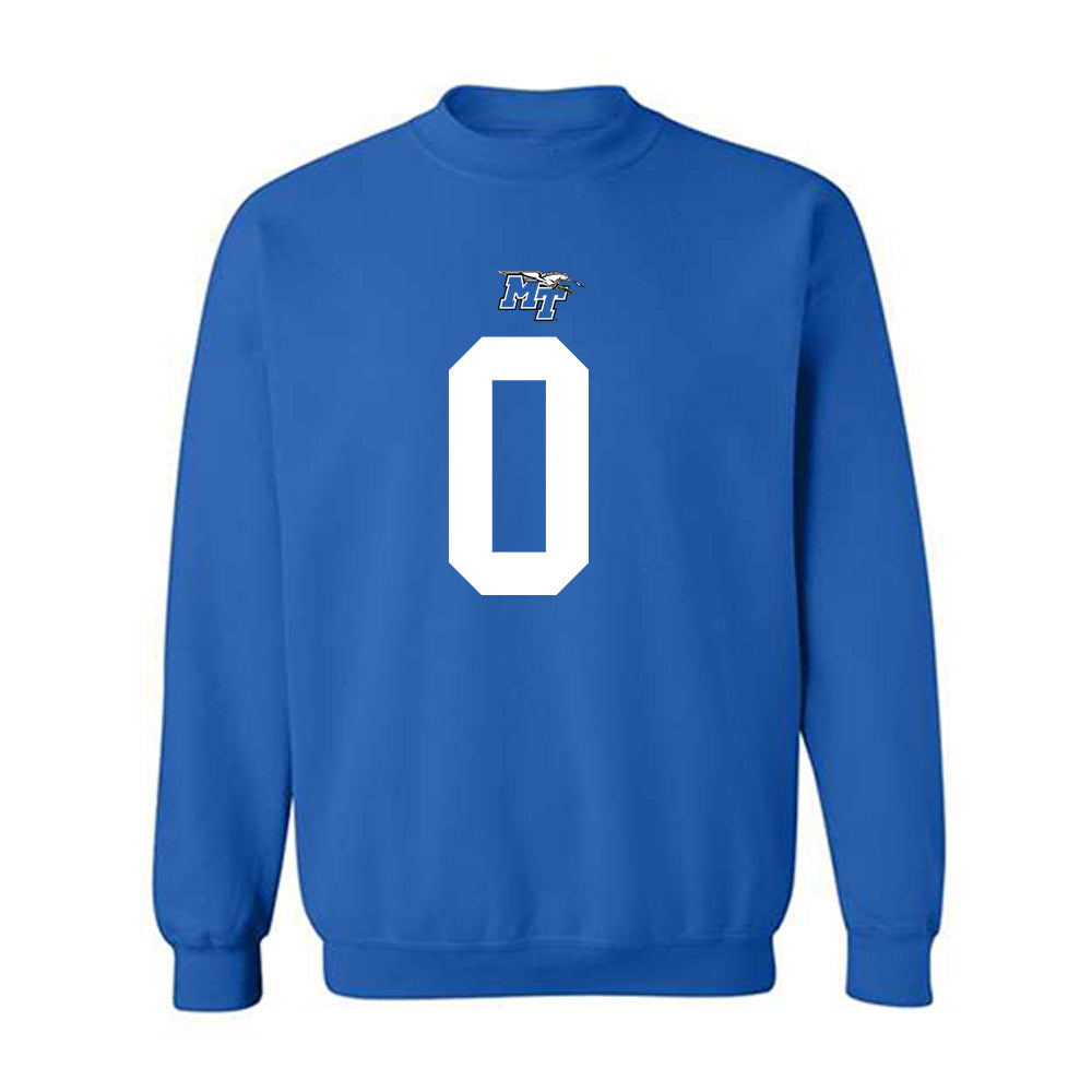 MTSU - NCAA Football : Kalen Woods - Replica Shersey Crewneck Sweatshirt-0