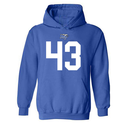 MTSU - NCAA Football : Aidan Butts - Replica Shersey Hooded Sweatshirt-0