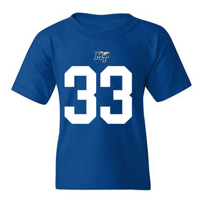 MTSU - NCAA Football : Brooklen Davis - Replica Shersey Youth T-Shirt-0