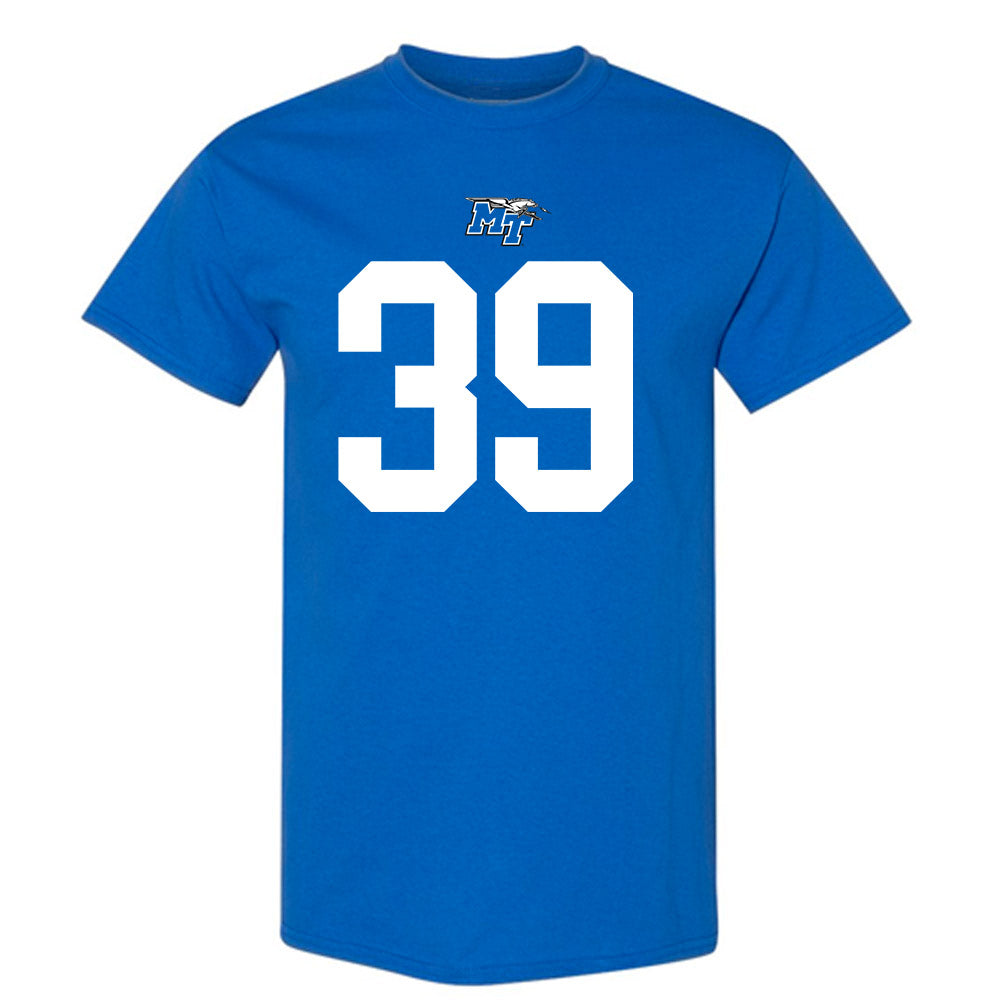 MTSU - NCAA Football : Evan Poticher - Replica Shersey T-Shirt-0