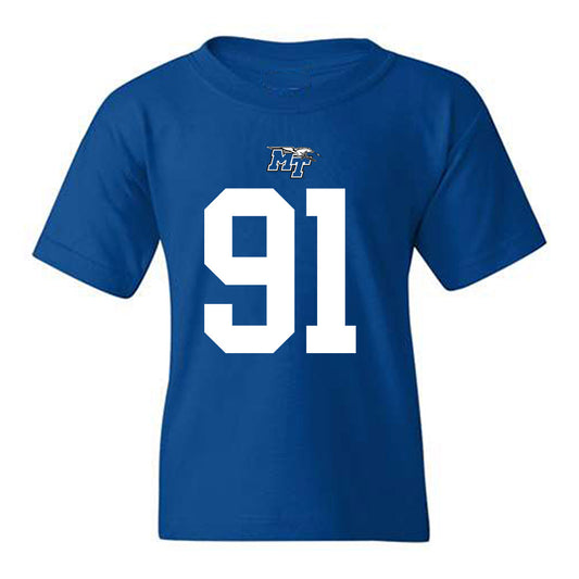 MTSU - NCAA Football : Dominic Bourgeois - Replica Shersey Youth T-Shirt-0