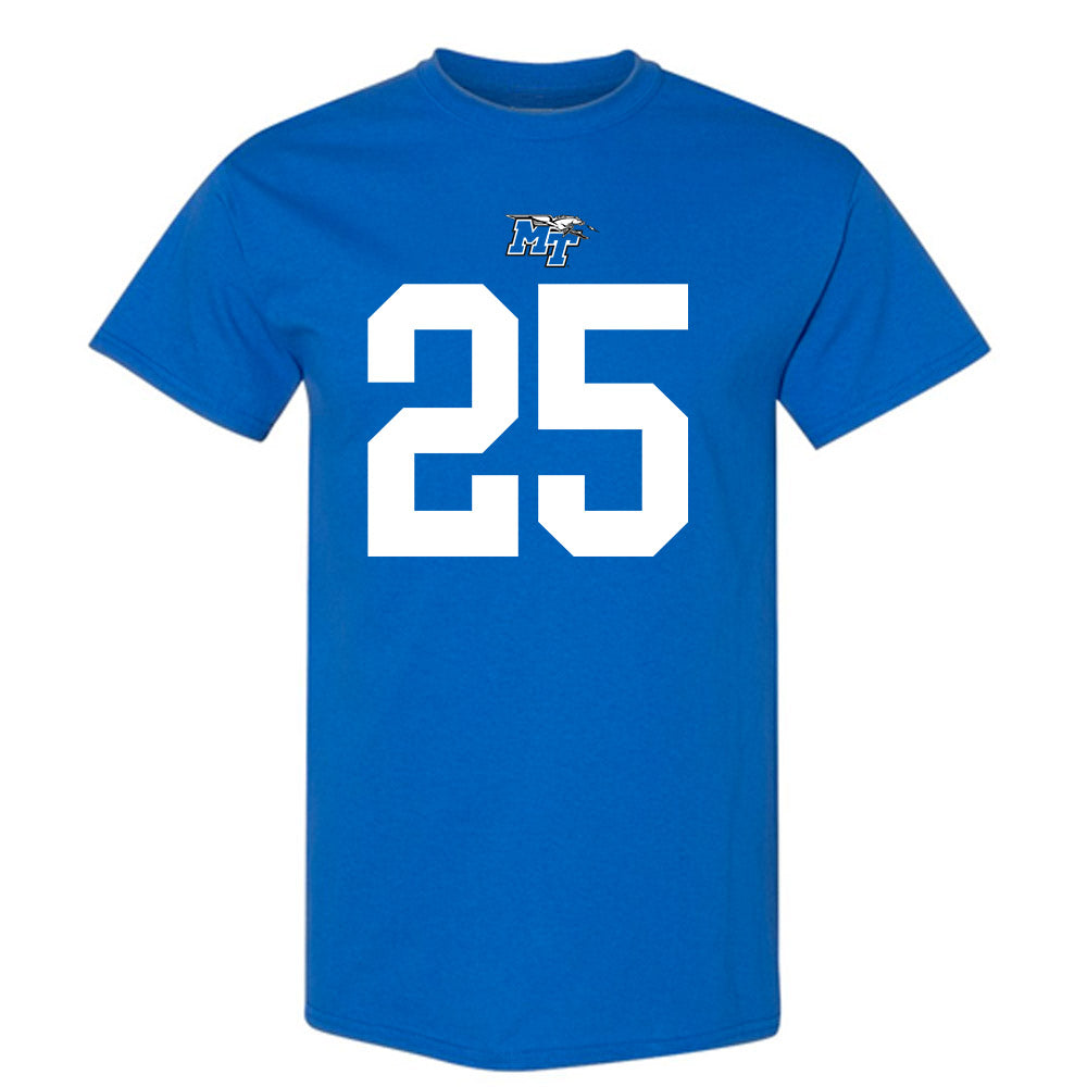 MTSU - NCAA Football : Ethan Sherman - Replica Shersey T-Shirt-0