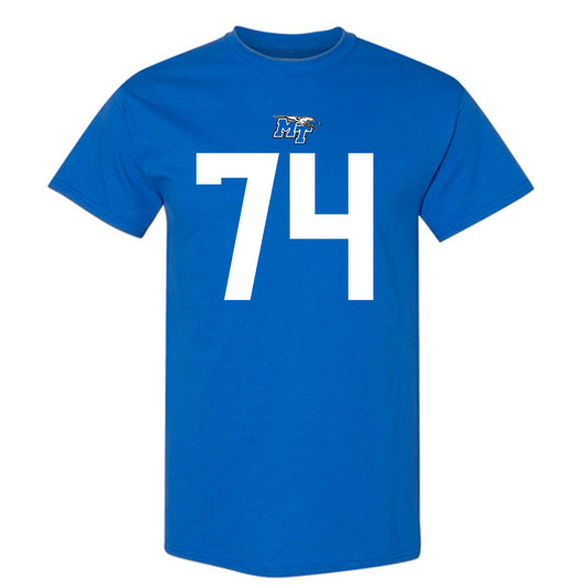 MTSU - NCAA Football : Jonathan Waller - Replica Shersey T-Shirt-0