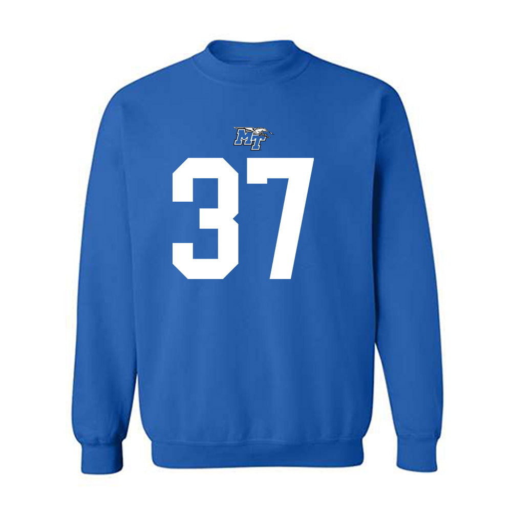 MTSU - NCAA Football : Justis Haggard - Replica Shersey Crewneck Sweatshirt-0