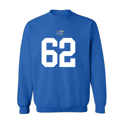 MTSU - NCAA Football : Tim Jacobs - Replica Shersey Crewneck Sweatshirt-0